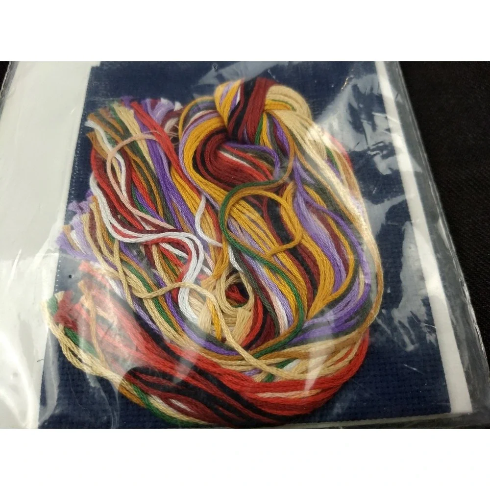 Dimensions Autumn Angel Counted Cross Stitch Kit 6717 Vtg 1996 5x7 SEALED NEW